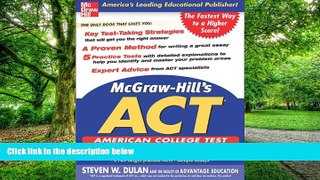 Pre Order McGraw-Hill s ACT Steven Dulan mp3