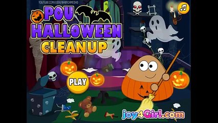 Pou Halloween Cleanup Komisch Kimder Spiel all *_* ^_^ für DEUTSCHLAND Kinder