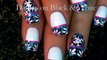 Black and White Daisy Nails | Flower Nail Art Design Tutorial