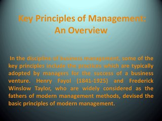 Master the Key Principles of Management for Success 📈