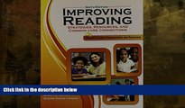 Buy  Improving Reading: Strategies, Resources and Common Core Connections JOHNS  JERRY  PDF
