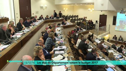 Les élus du Département votent le budget 2017