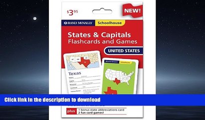 Pre Order Rand Mcnally Schoolhouse U.s. States   Capitals Flashcards And Games Full Book