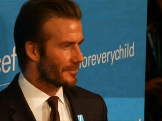 Beckham proud of son Cruz's charity single