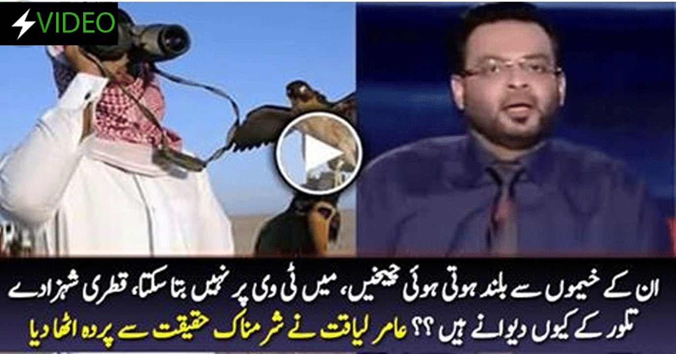 Amir Liaqat Revealed Why Qatari And Saudi Princes Like Houbara Bustard's Meat So Much