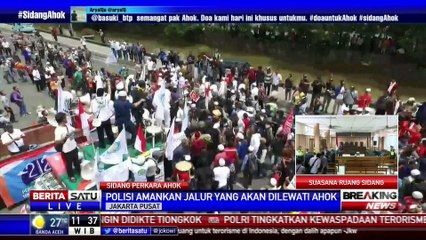 Pascasidang, Kepolisian Amankan Jalur-jalur yang Dilewati Ahok