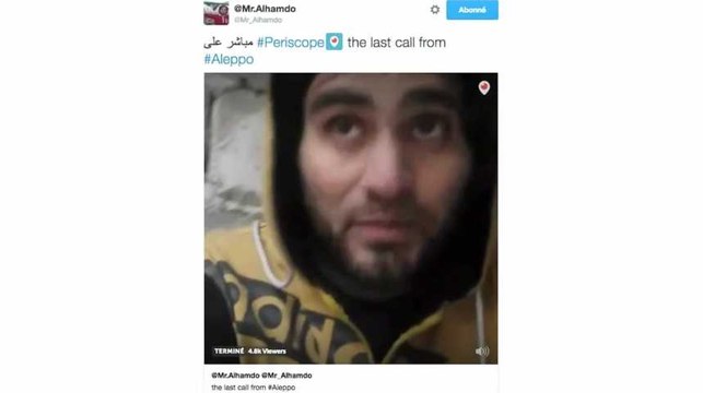 Au moins nous avons été libres : l'insoutenable dernier appel d'un habitant d'Alep-Est