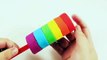 Play Doh Videos! Make Rainbow Ice Cream Lollipop with Peppa Pig Español and PlayDoh Licorice