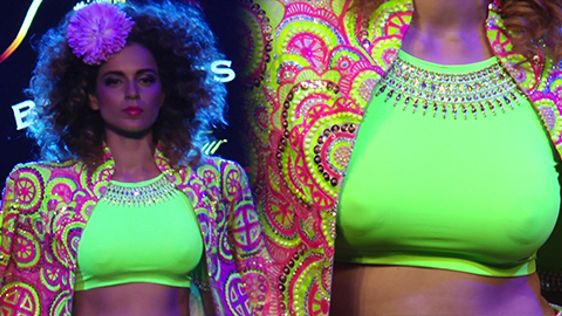 Hot Kangana Ranaut NIPPLE Show, Faces Wardrobe Malfunction | Blenders Pride  Fashion Tour 2016 - video Dailymotion