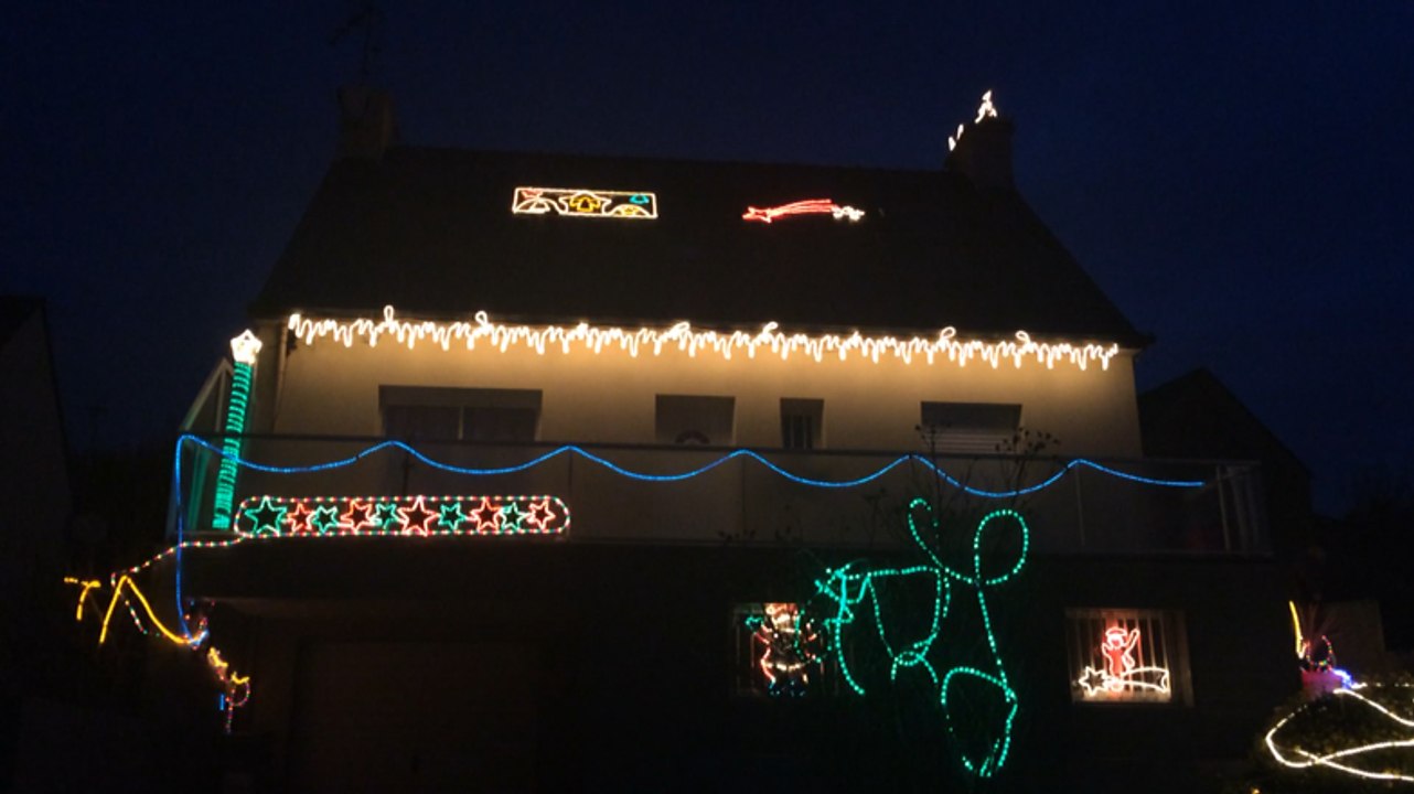 La plus belle maison illuminée