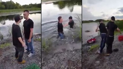 Quand 2 mecs saoul se mettent sur la tronche