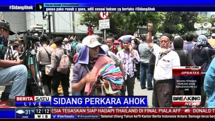 Sidang Perdana Ahok Berlangsung Selama 3 Jam