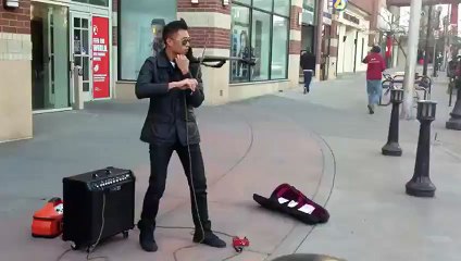 Musicien de rue incroyable