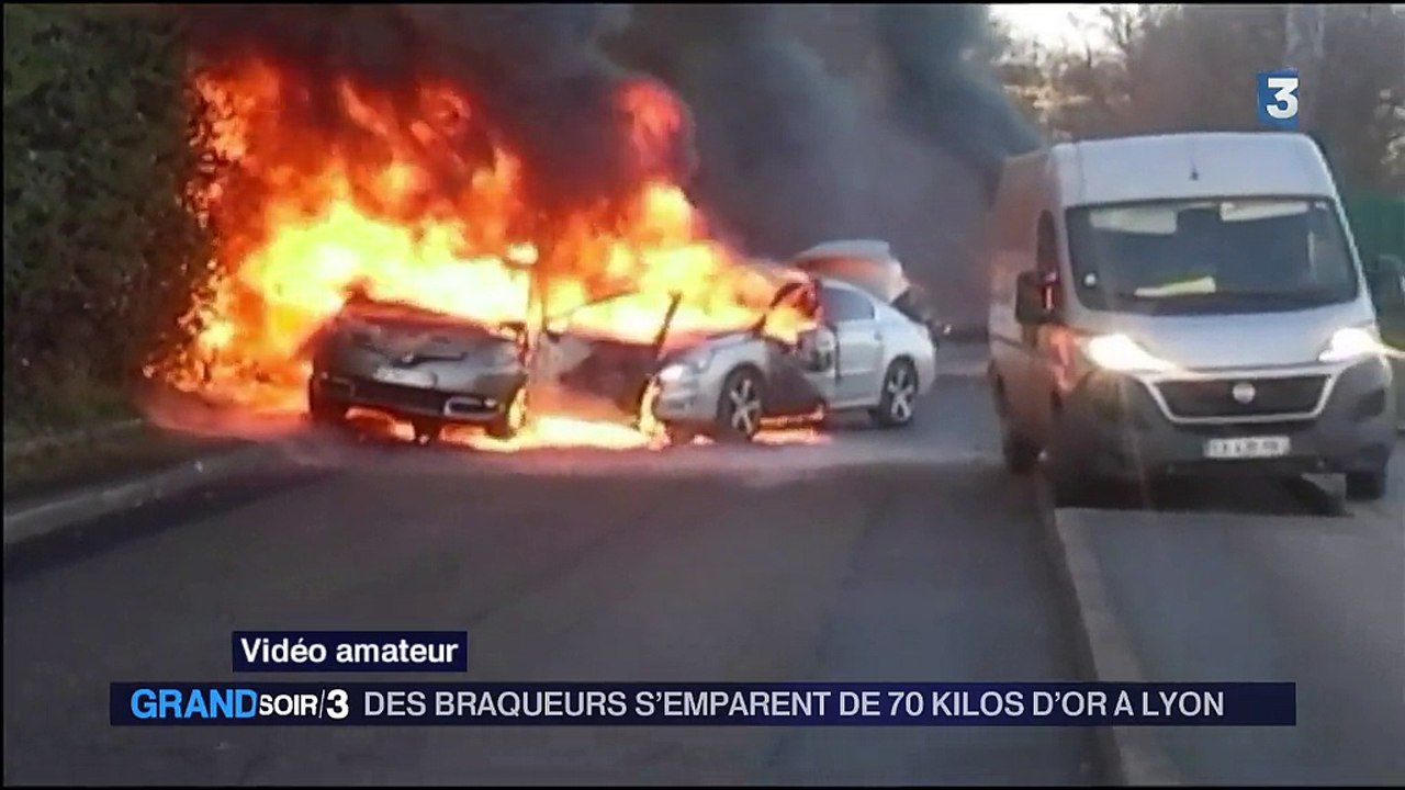 Lyon : les braqueurs d'un fourgon rempli d'or recherchés