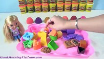 Đồ Chơi Trẻ Em - Làm Bánh Sinh Nhật Bánh Cookie Bằng Cát Động Lực / Mở Hộp Dụng Cụ Làm Bánh Đồ Chơi