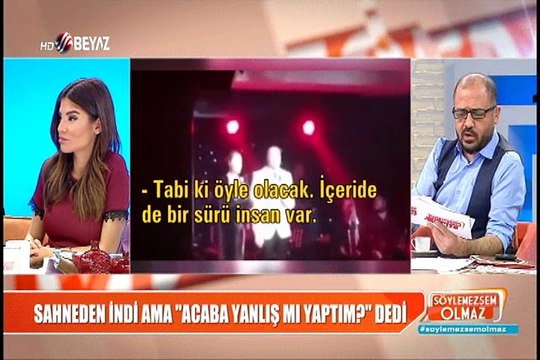 HÜLYA AVŞAR SAHNEDEN İNDİ AMA ACABA YANLIŞ MI YAPTIM DEDİ