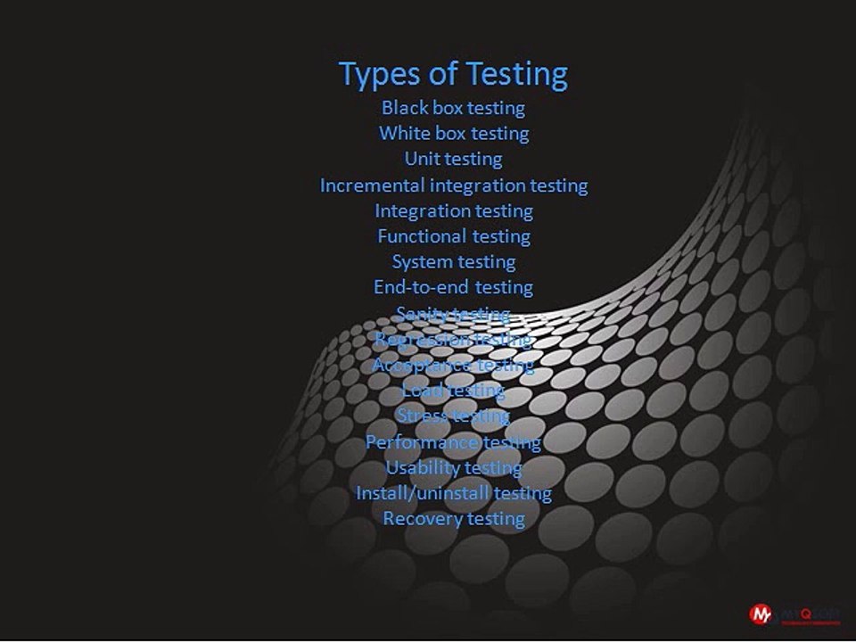 independent software testing - MYQSOFT