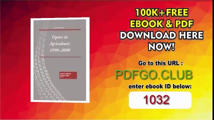 Optics in Agriculture 1990-2000  Proceedings of a Conference Held 6