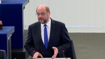 Discorso di addio di Schulz al Parlamento europeo