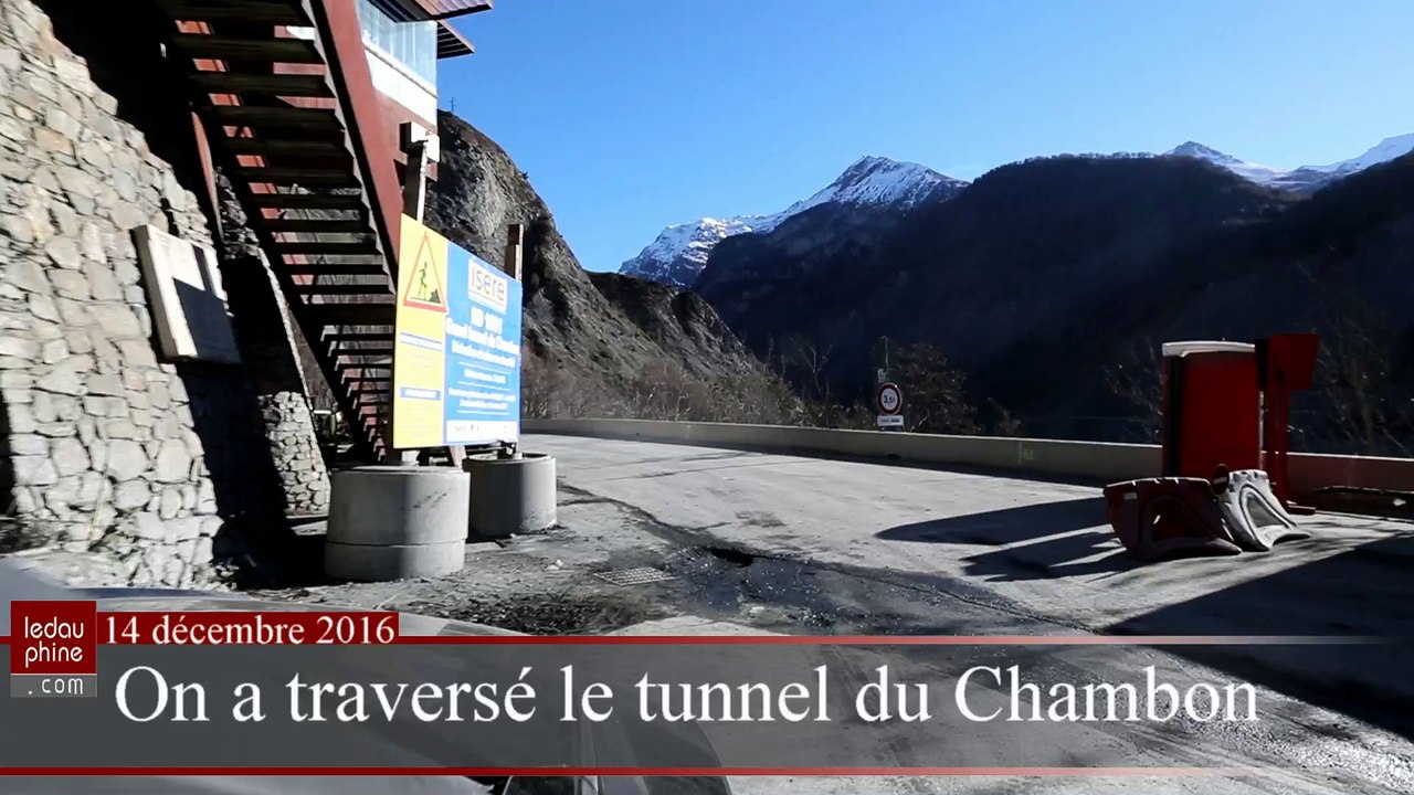 Ouverture du tunnel du Chambon