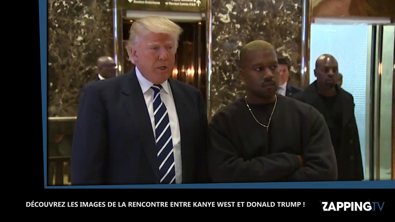 Les images de la rencontre entre Donald Trump et Kanye West dévoilées (Vidéo)