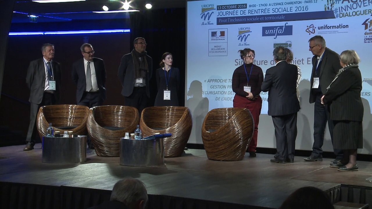 Signature du projet EDEC - Engagement de Développement de l’Emploi et des Compétences - Journée de Rentrée Sociale du 13 octobre 2016