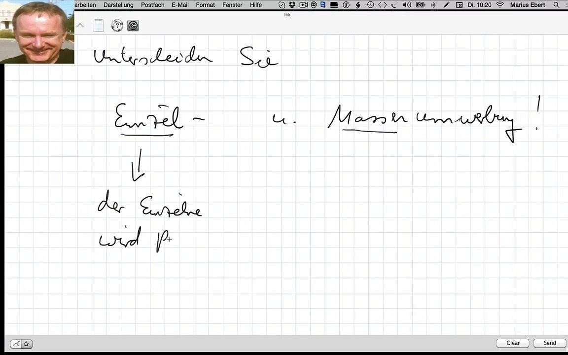 Unterscheiden Sie Einzel und Massenumwerbung!