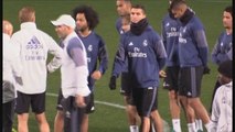 El Real Madrid prepara su partido contra el Club América mexicano en Tokio
