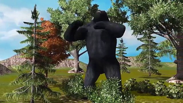 Gorilla Top 10 Animated 3D Finger Family Rhymes | Animal Finger Family Rhymes