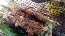 Asian Street Food,Khmer Food,Grilled Frog,02,Khmer Streed Food HD