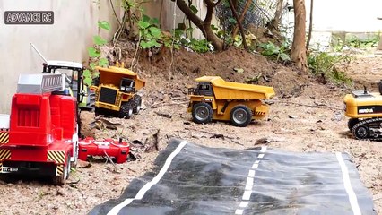 RC Tractor axion Huina 1550 metal alloy 15 Channel and Dumper