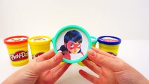 Huevos Sorpresa de Miraculous : Tales of Ladybug y Cat Noir Plastilina Latas Play-Doh