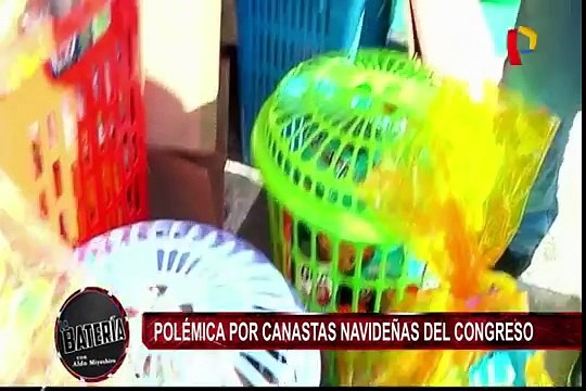 Ciudadanos en contra de que congresistas reciban canasta navideña de 920 soles