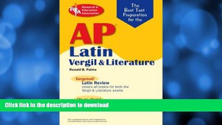 Read Book AP Latin Vergil and Literature Exams (REA) The Best Test Prep for the AP Vergil and