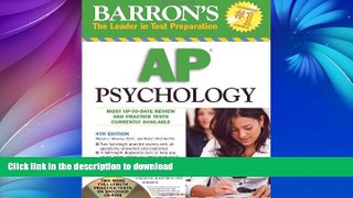 Pre Order Barron s AP Psychology with CD-ROM (Barron s AP Psychology Exam (W/CD)) On Book