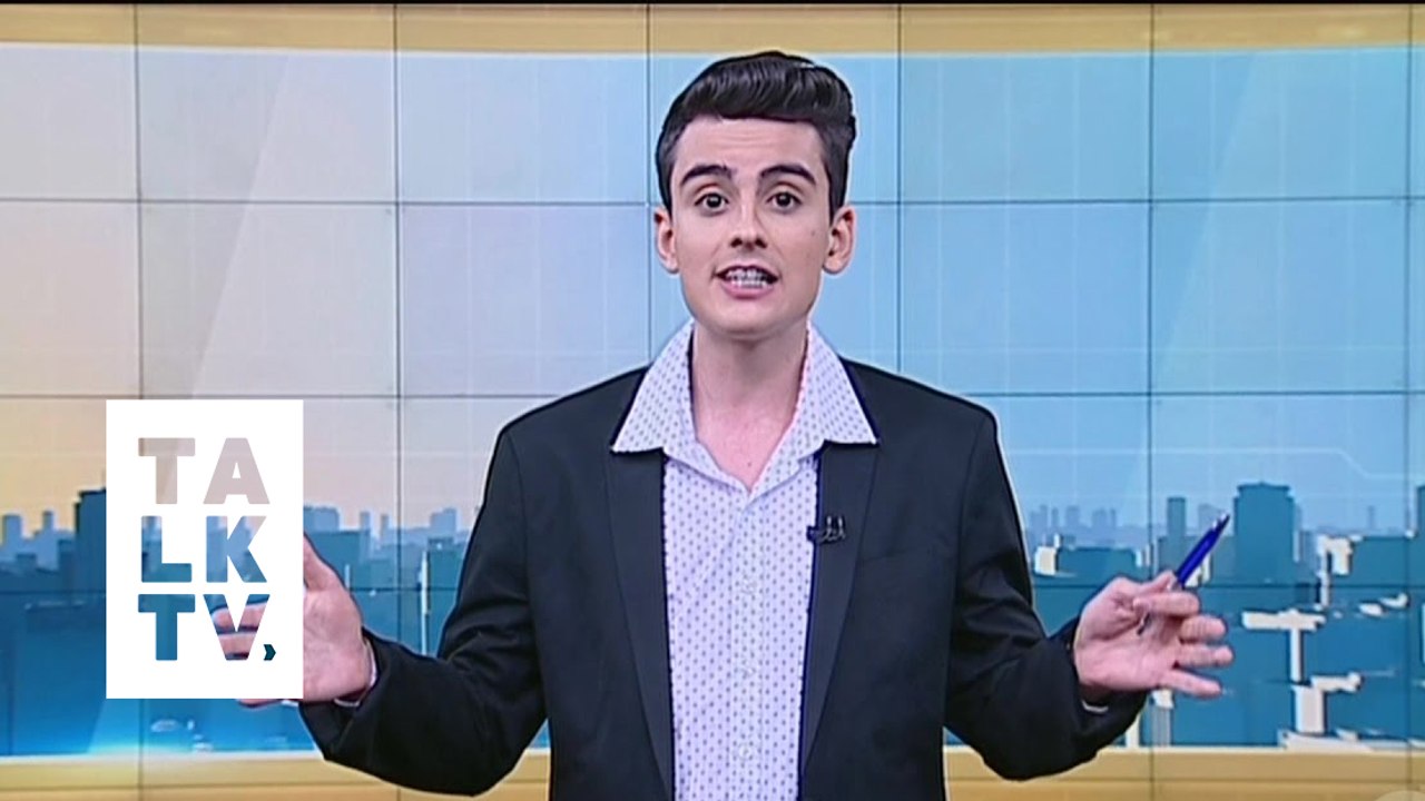 Dudu Camargo apresentando o Primeiro Impacto