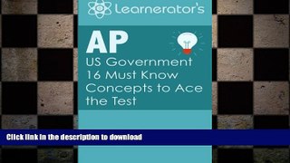 Hardcover AP US Government: 16 Must Know Concepts to Ace the Test Kindle eBooks
