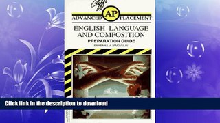 Hardcover Cliffs Advanced Placement English Language and Composition Examination Preparation Guide