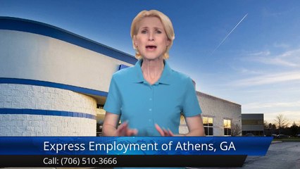 Express Employment of Athens, GA |Remarkable Five Star Review by Christa D.