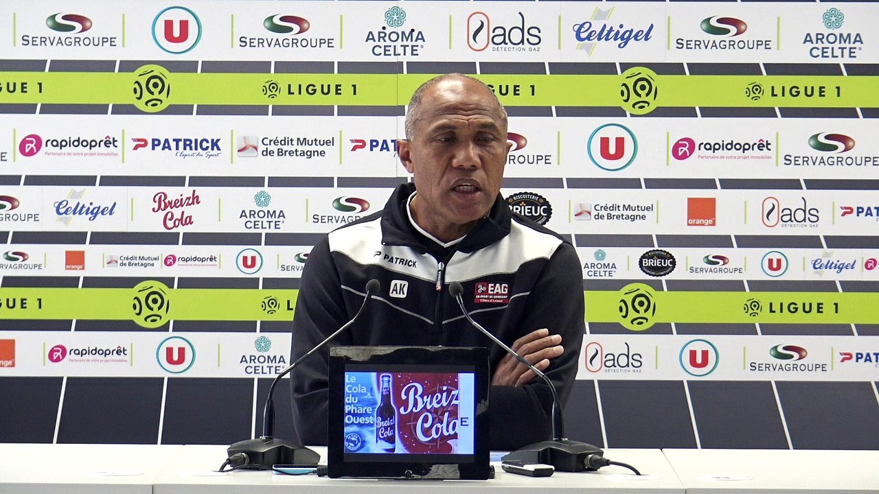 Point presse d'Antoine Kombouaré avant LYON-EAG