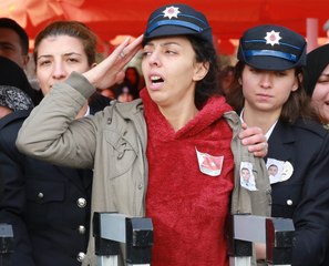 Ankara şehidini uğurladı