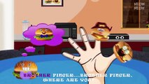 Burger Finger Family Nursery Rhymes | Burger Finger Family Songs For Kids
