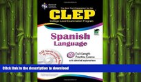 Pre Order Best Test Preparation for the CLEP Spanish Language On Book