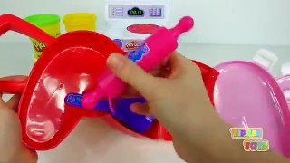 Peppa Pig Play Doh Burger and Pizza Play Doh Food Video for Kids