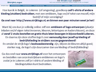 Zelf kleding bedrukken Lokeren