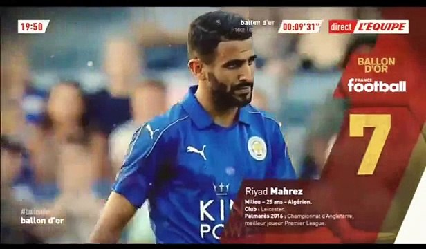 Reportage de l'Equipe sur Riyad Mahrez, le 7ème meilleur joueur au monde selon France Football