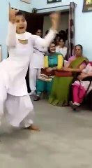 Local girl dance in school teachers day , haryanawi song