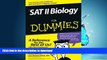 Pre Order SAT II Biology For Dummies Full Download