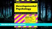 Hardcover CliffsQuickReview Developmental Psychology
