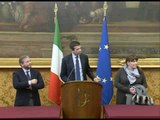 Roma - Le consultazioni di Gentiloni - Area Popolare - NCD - Centristi per l'Italia (13.12.16)